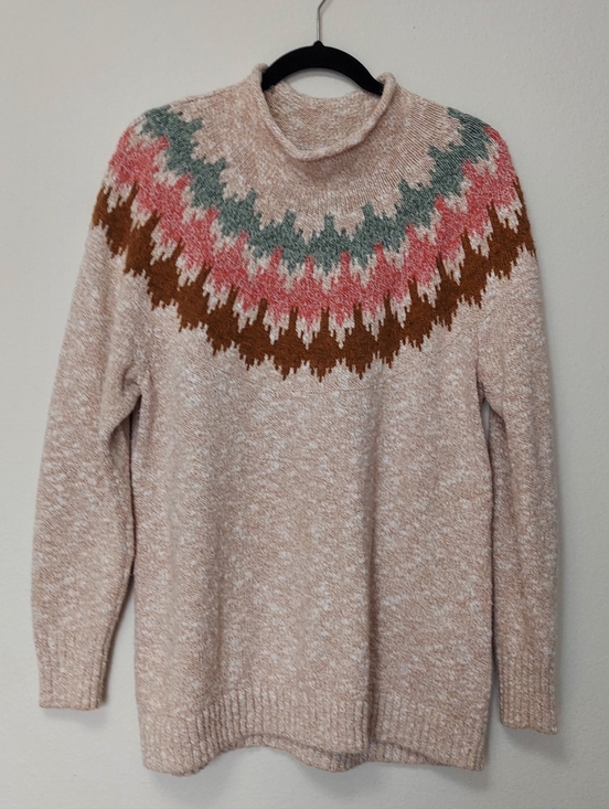 L.L. Bean Sweaters - L.L. Bean Plus Size 1X Cozy Nordic  Fair Isle